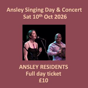 Ansley Singing Day - full day ticket ANSLEY RESIDENTS
